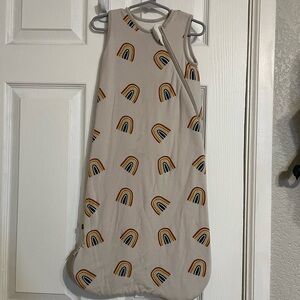 Kyte BABY Cream Sleep Sack with Rainbow Pattern small 1.0 Tog